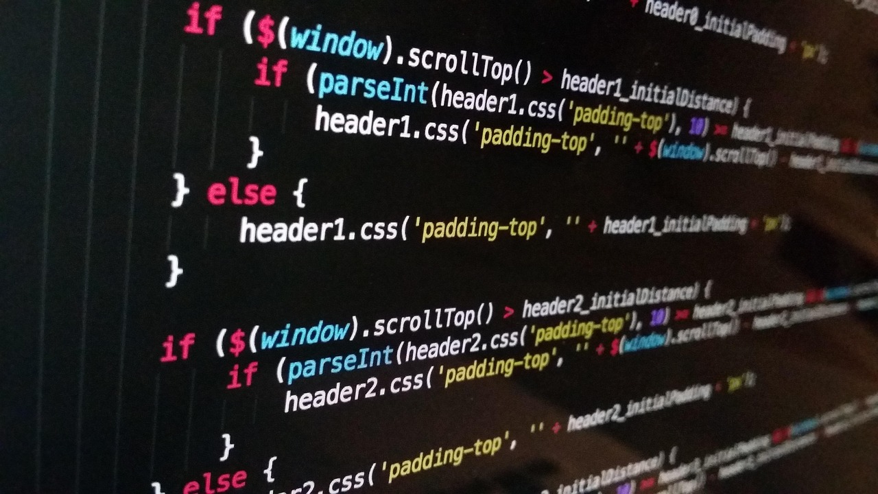 Web development process – working on website code and backend CMS integration